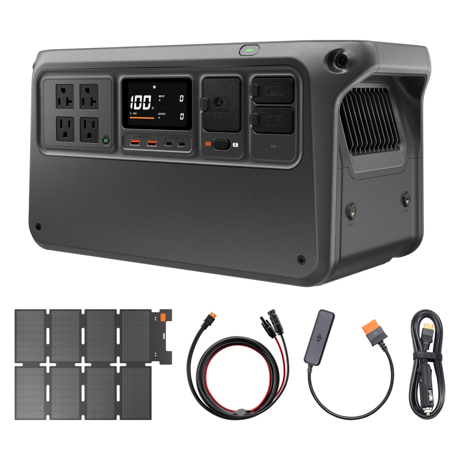 Amazon.com: DJI Power 1000 V2 Portable Power Station, Solar